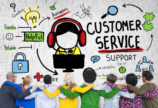 Concept van Customer Service — Stockfoto