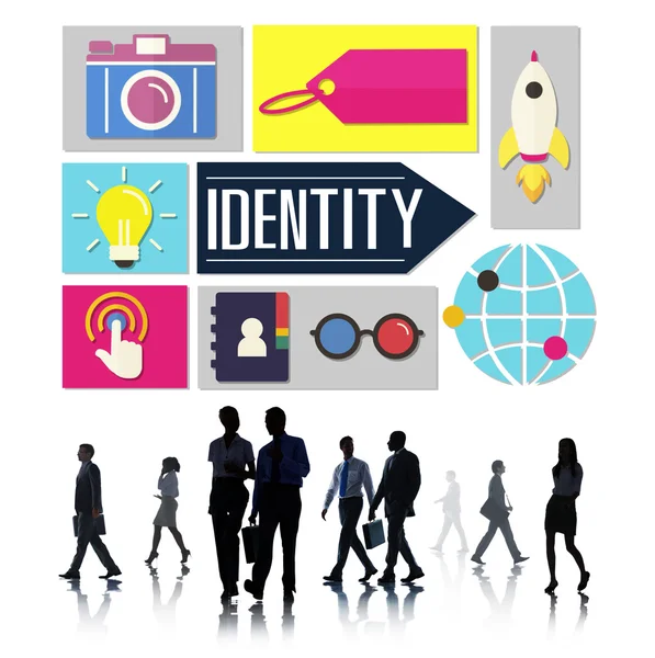 Концепція бізнесу ідентичності — стокове фото