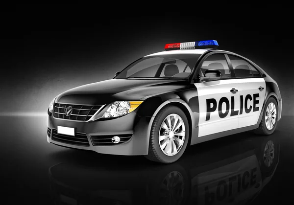 Moderne politie-auto — Stockfoto