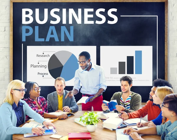 Concepto de plan de negocio —  Fotos de Stock