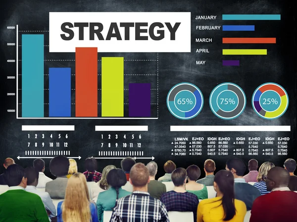 Üzleti stratégia fogalma — Stock Fotó