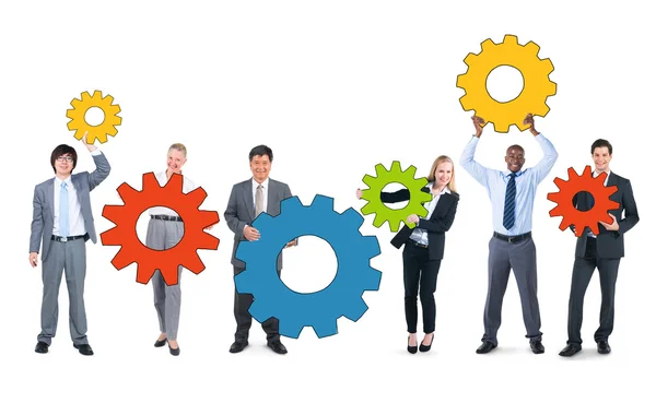 Affärsmän och teamwork koncept — Stockfoto