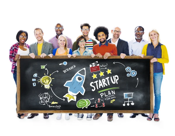 Studenti e Start Up Business Concept — Foto Stock