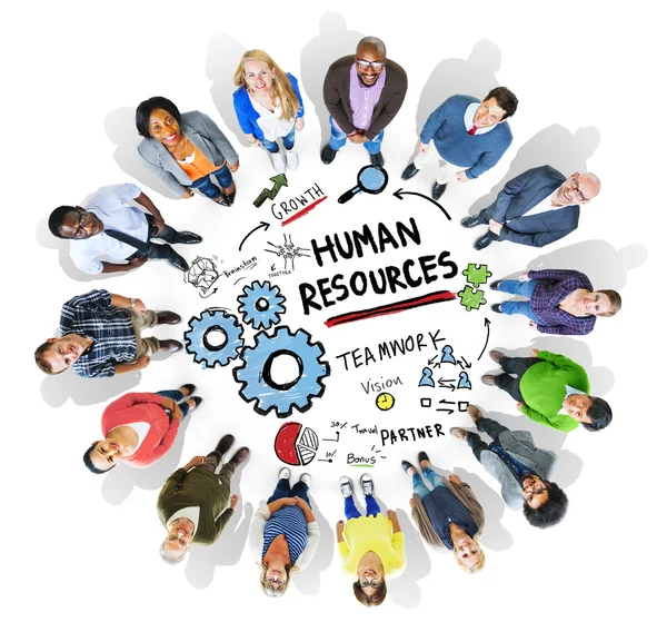 İnsan kaynakları iş kavramı — Stok fotoğraf