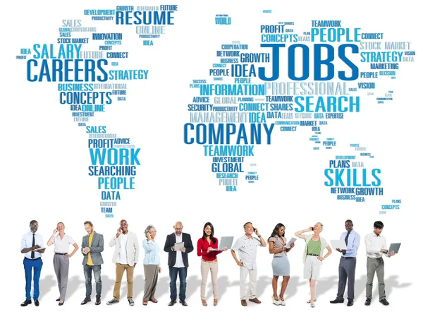 Global Jobs Concept — Stock Photo, Image