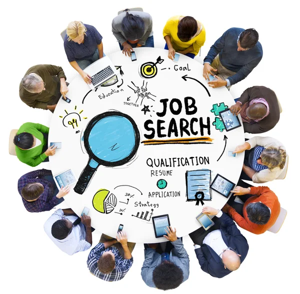 Koncept hledání zaměstnání — Stock fotografie