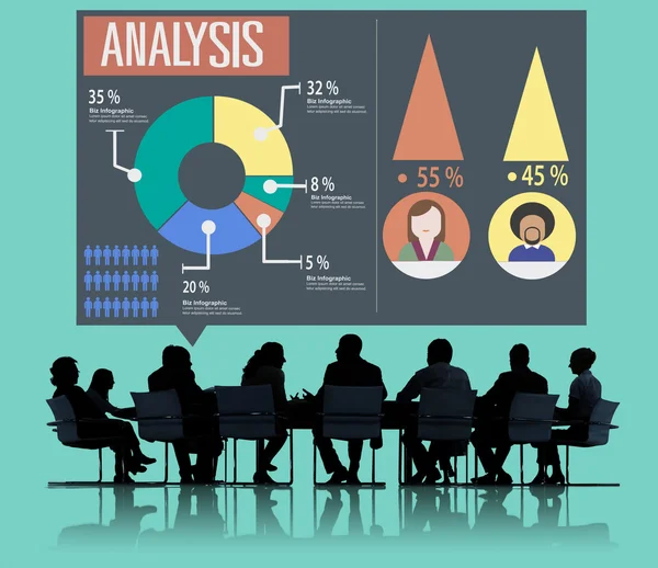 Analyse Marketing businessconcept — Stockfoto