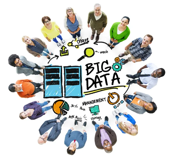 Big Data Management Concept — Stock Photo, Image