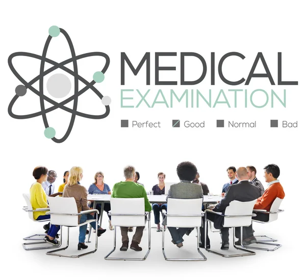 People discussing about Medical Examination — Stock Photo, Image