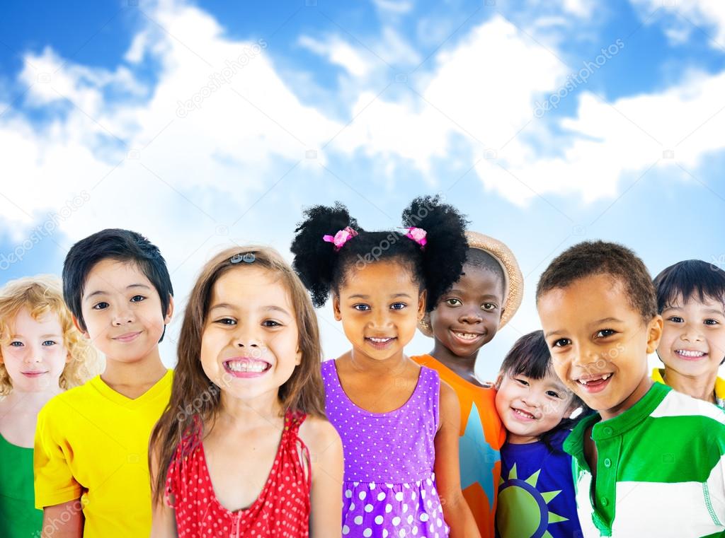 Group of Multiethnic Children
