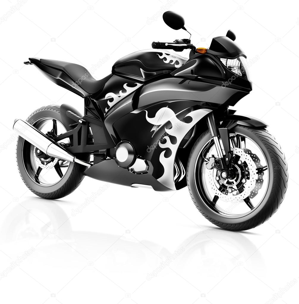 Modern Sport Motorcycle