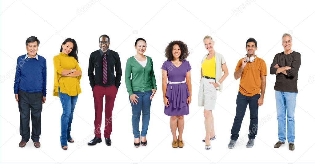 Group of multi ethnic people