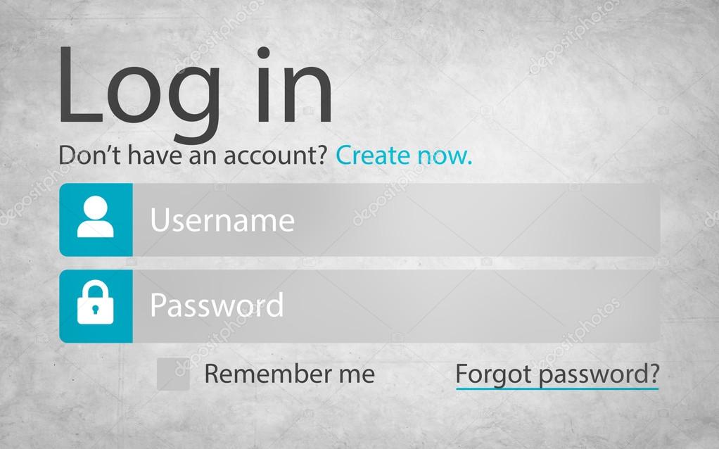 Username and Password on Web Page