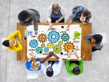 ekip çalışması hakkında tartışmaya insanlar