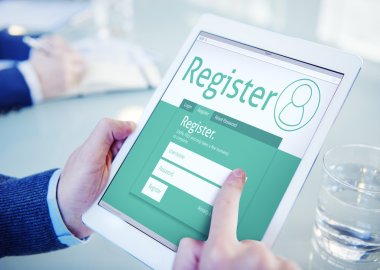 Register of Membership Concept clipart