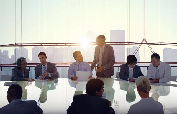 Empresários em reunião — Fotografia de Stock