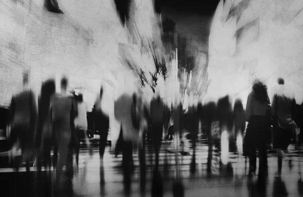 Business People Walking  at Rush Hour — Stock Photo, Image