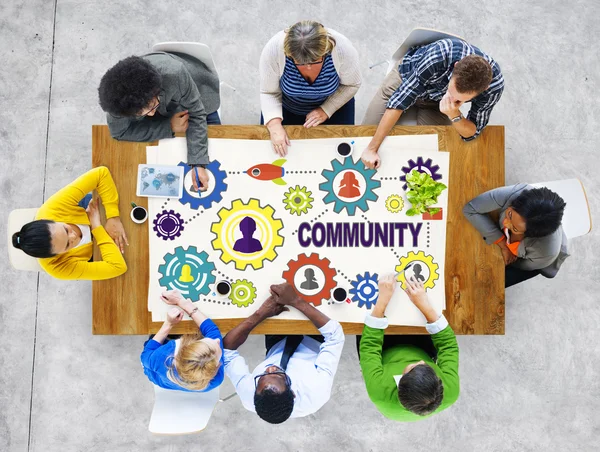 Concept of Community with people — Stock Photo, Image