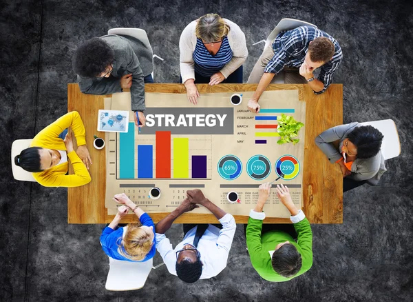 Concept of business strategy — Stock Photo, Image