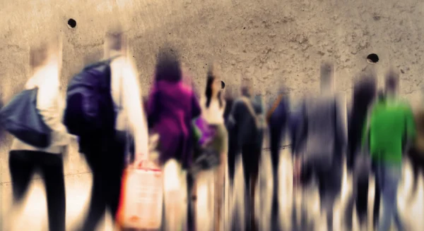 Personas ocasionales en Rush Hour Walking — Foto de Stock