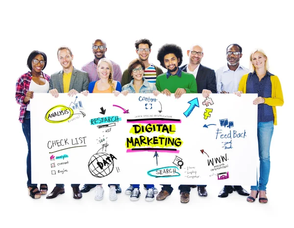 Concepto de Marketing Digital — Foto de Stock