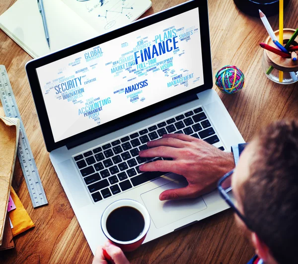 Business concept of finance — Stock Photo, Image