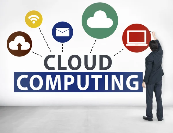 Cloud Computing Network Concept — Stock Photo, Image