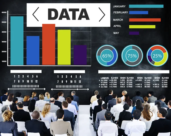 Concepto de rendimiento de análisis de datos —  Fotos de Stock