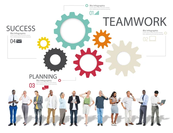 Concepto de negocio de trabajo en equipo —  Fotos de Stock