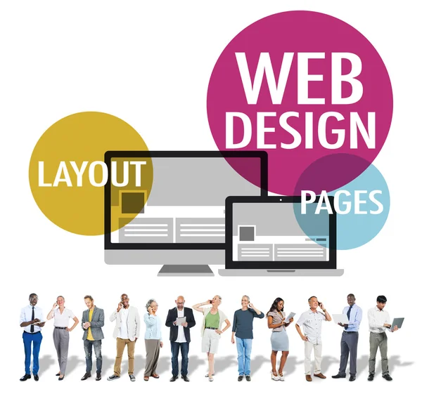 Web Design Internet koncepcja — Zdjęcie stockowe