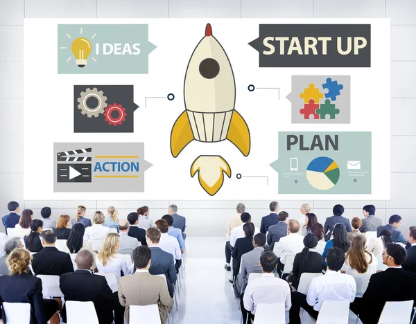 Planering idéer framgång innovationsbegreppet — Stockfoto