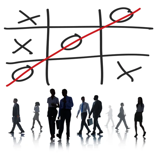 Tic Tac Toe Game Concept — Stock Photo, Image