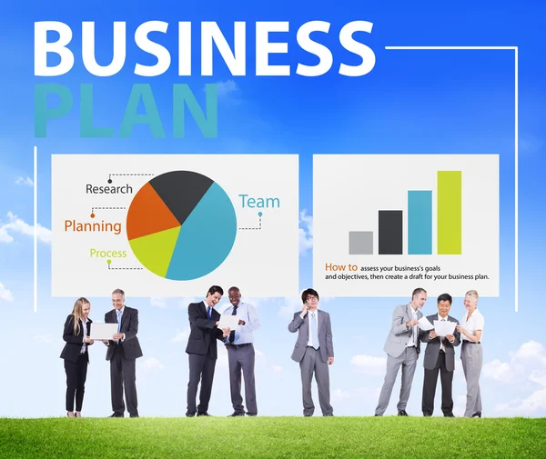 Businessplan — Stockfoto