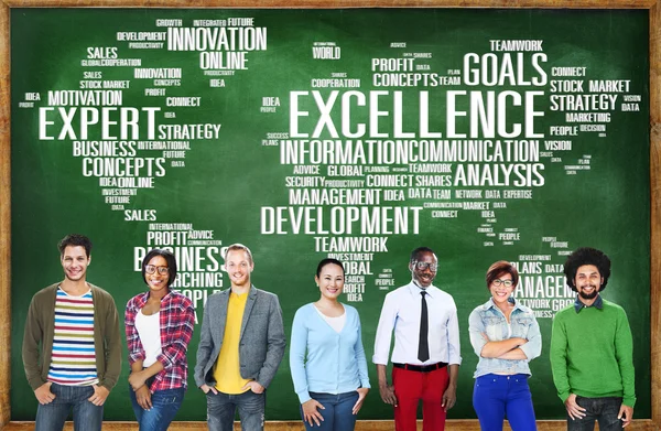 People and Global  Excellence Perfection Concept — Stock Photo, Image