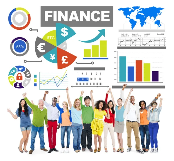 Finance business concept — Stock Photo, Image