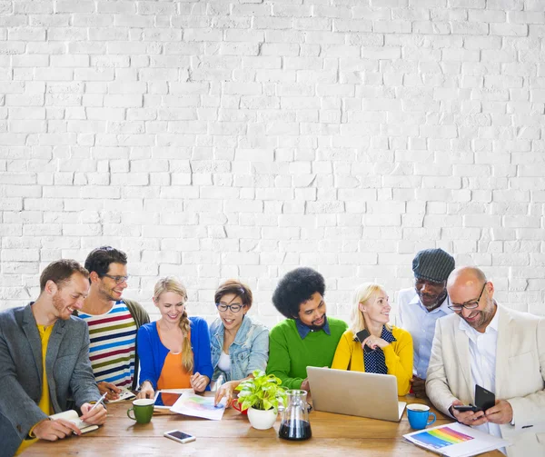 Empresários em reunião — Fotografia de Stock