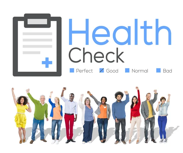 Conceito de verificação de saúde — Fotografia de Stock