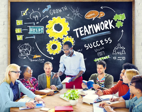 Ausbildungskonzept für Teamwork — Stockfoto