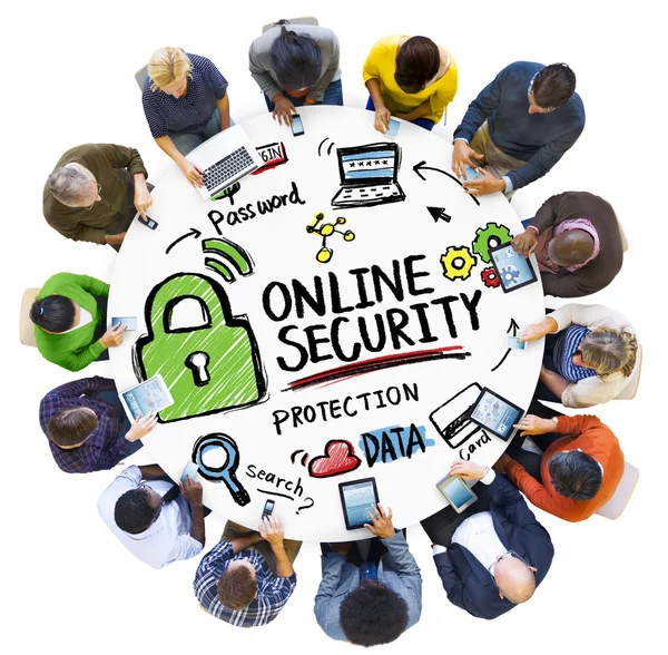 Concepto de seguridad en línea —  Fotos de Stock