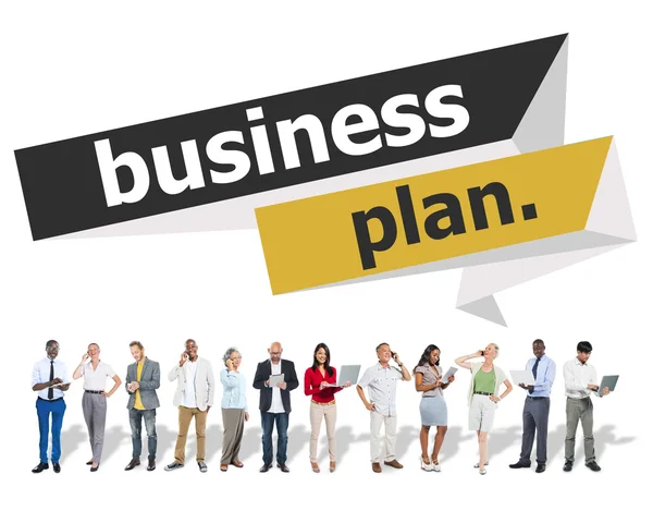 Concetto di business plan — Foto Stock