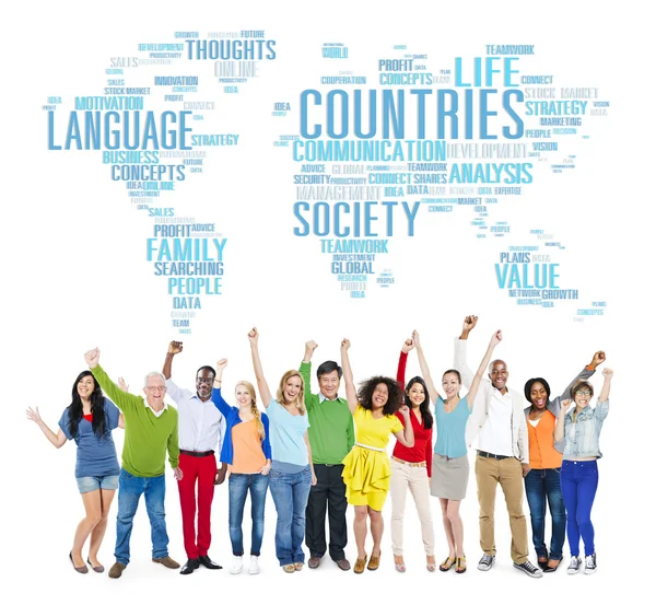 Global International Concept — Stock Photo, Image