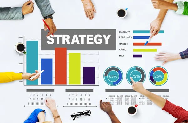 Concept of business strategy — Stock Photo, Image