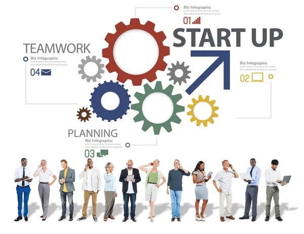 Concetto di startup Business — Foto Stock