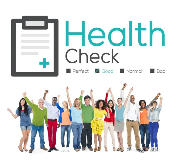 Conceito de verificação de saúde — Fotografia de Stock