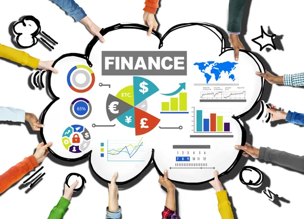 Finance business concept — Stock Photo, Image