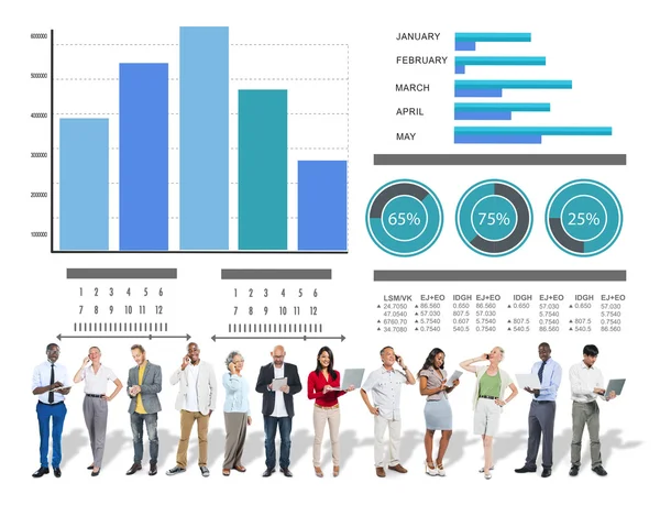 Concetto di strategia aziendale — Foto Stock