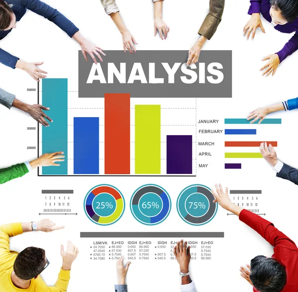 Concepto de negocio Análisis — Foto de Stock