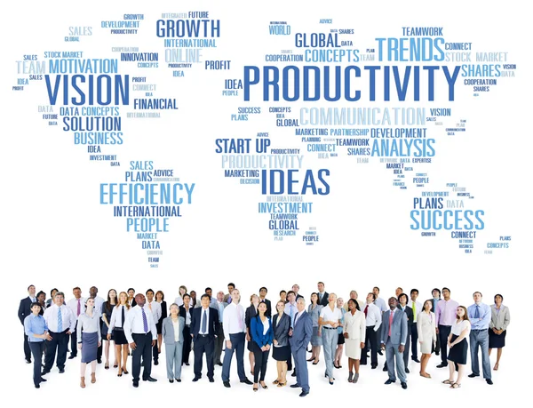 Productivity, Business Strategy  Concept — Stock Photo, Image