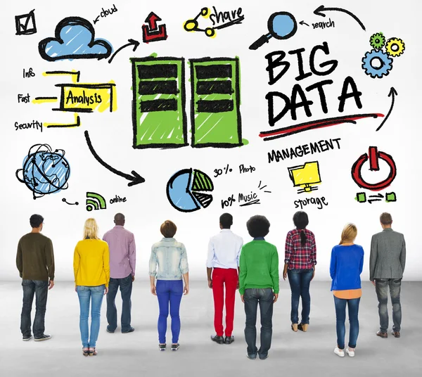 Concepto de gestión de Big Data —  Fotos de Stock