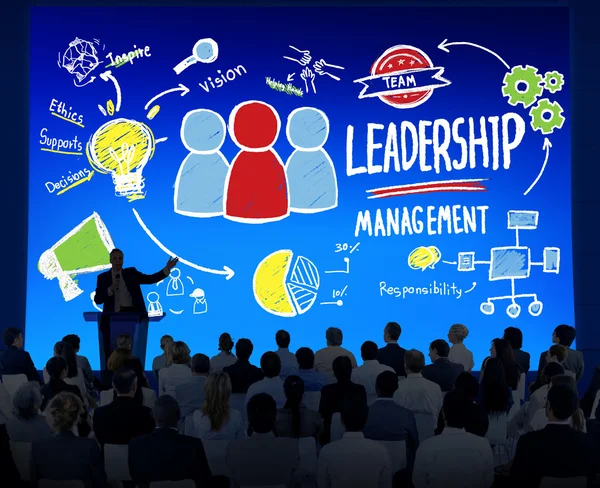 Leiderschap Management Seminar Concept — Stockfoto